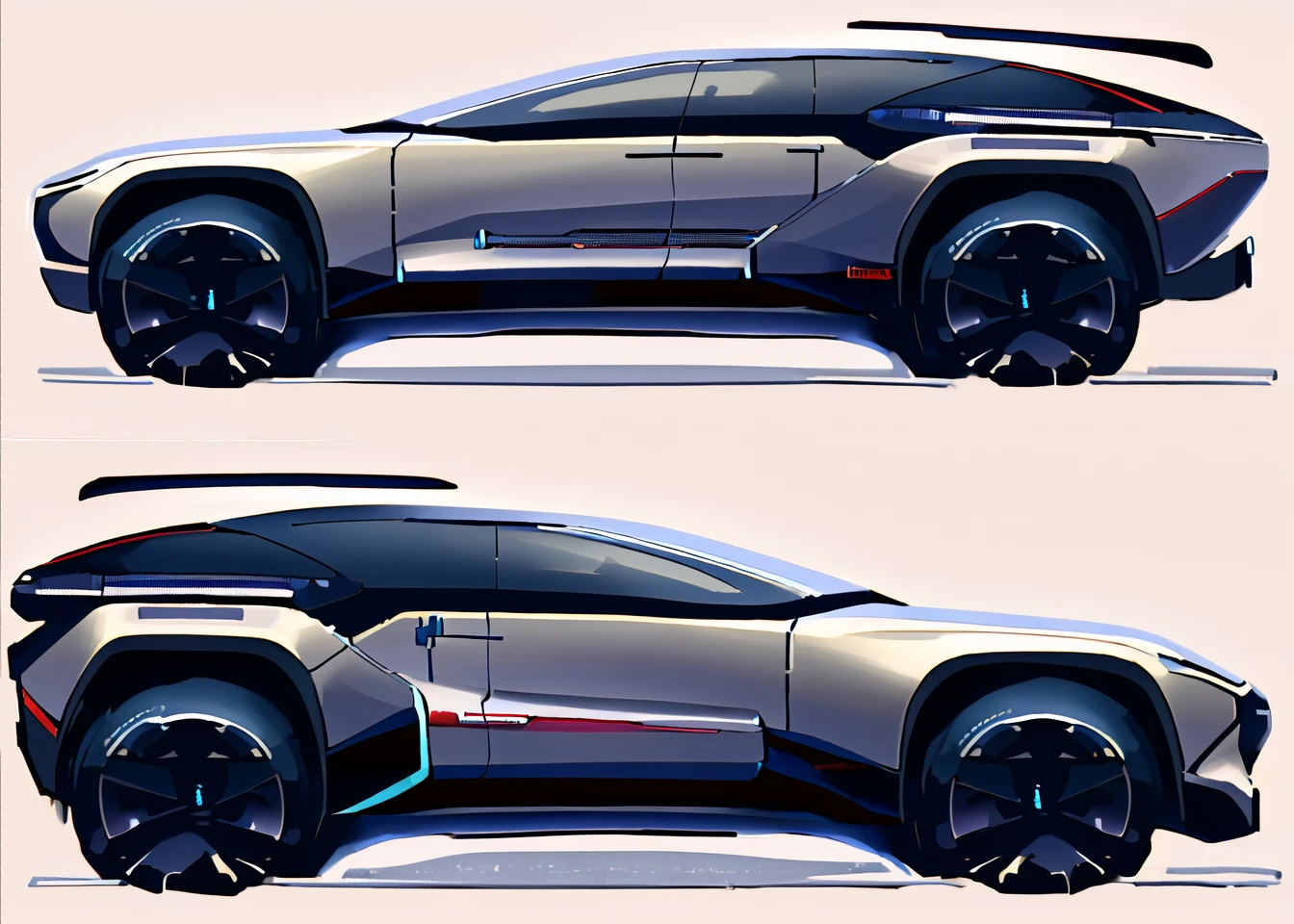 (best quality:1.4),(masterpiece:1.4), highres, (realistic:1.5),high resolution illustration,8K-Illustration, 8k wallpaper, masterpiece, best best quality, car design, futuristic, car, automotive, vehicle, no human, side view, <lora:carrr:1>, simple background,