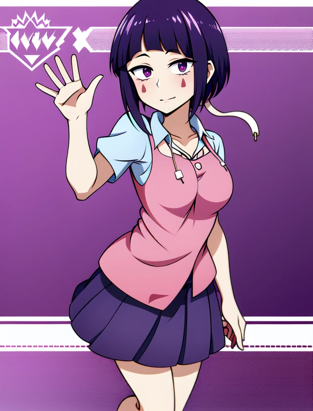 <lora:kyoka:.7>kyoka jiro, school background
