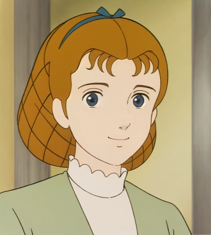 master piece , best quality ,anime , <lora:meg:0.8> meg , smile ,