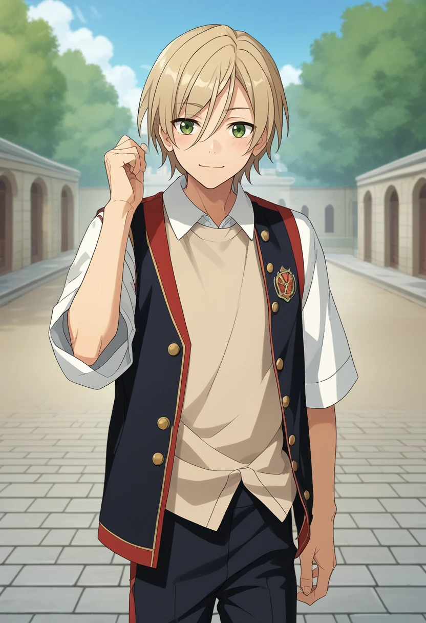 score_9, score_8_up, score_7_up, masterpiece, best quality, cute, male focus, solo, Aira Shiratori, blonde hair, green eyes<lora:EMS-364839-EMS:1.000000>