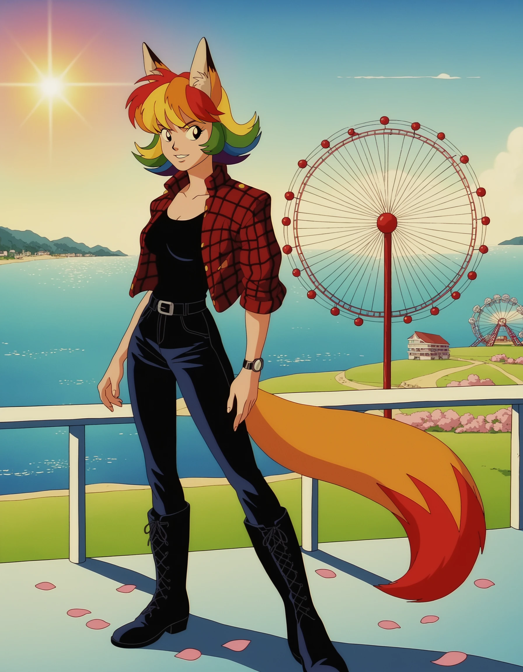 PopArtPDXL, outdoors, ireland PonyXLV6_Scores RainboFemFoxPDXL GrungeOutfiPDXL SmmerFarndPDXL
