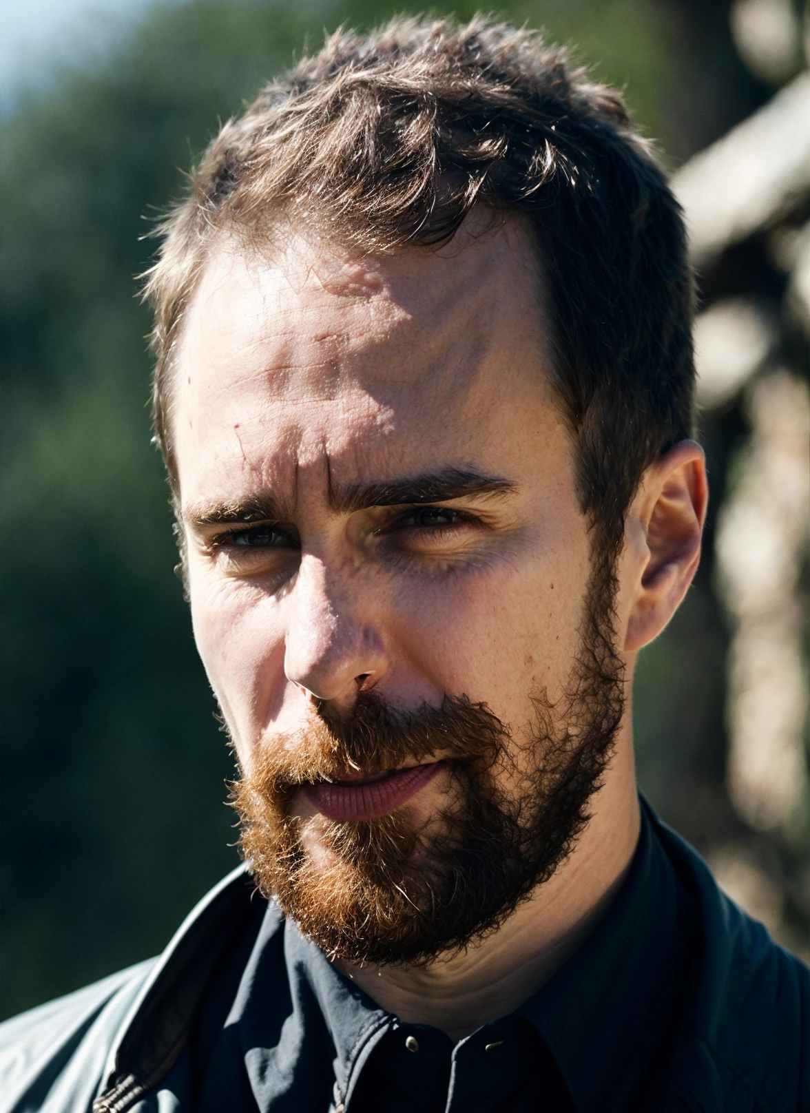 photo of sks man ,  compelling composition,  wearing manly clothing, conveys emotion, natural lighting,  film grain
 <lora:add_detail:0.4>, <lora:locon_samrockwell_v1_from_v1_64_32:0.7> <lora:lora-small-samrockwell-v1:0.65>