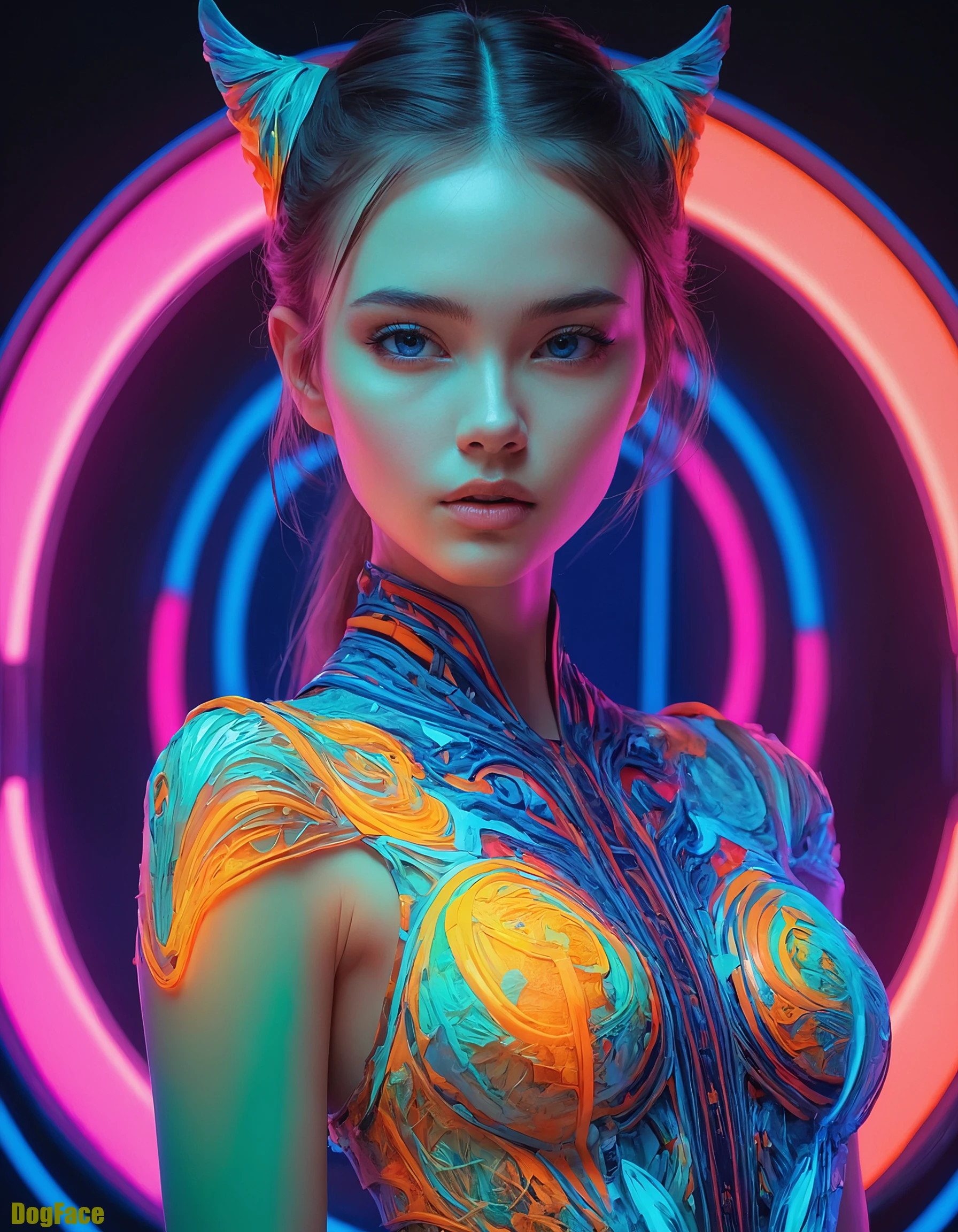 high art, very wow, excellent quality, good quality, show me something magical, sell me the hype, show me the beauty of this model, hidden secrets at every turn, unknown expanses, neon colors, sheer audacity