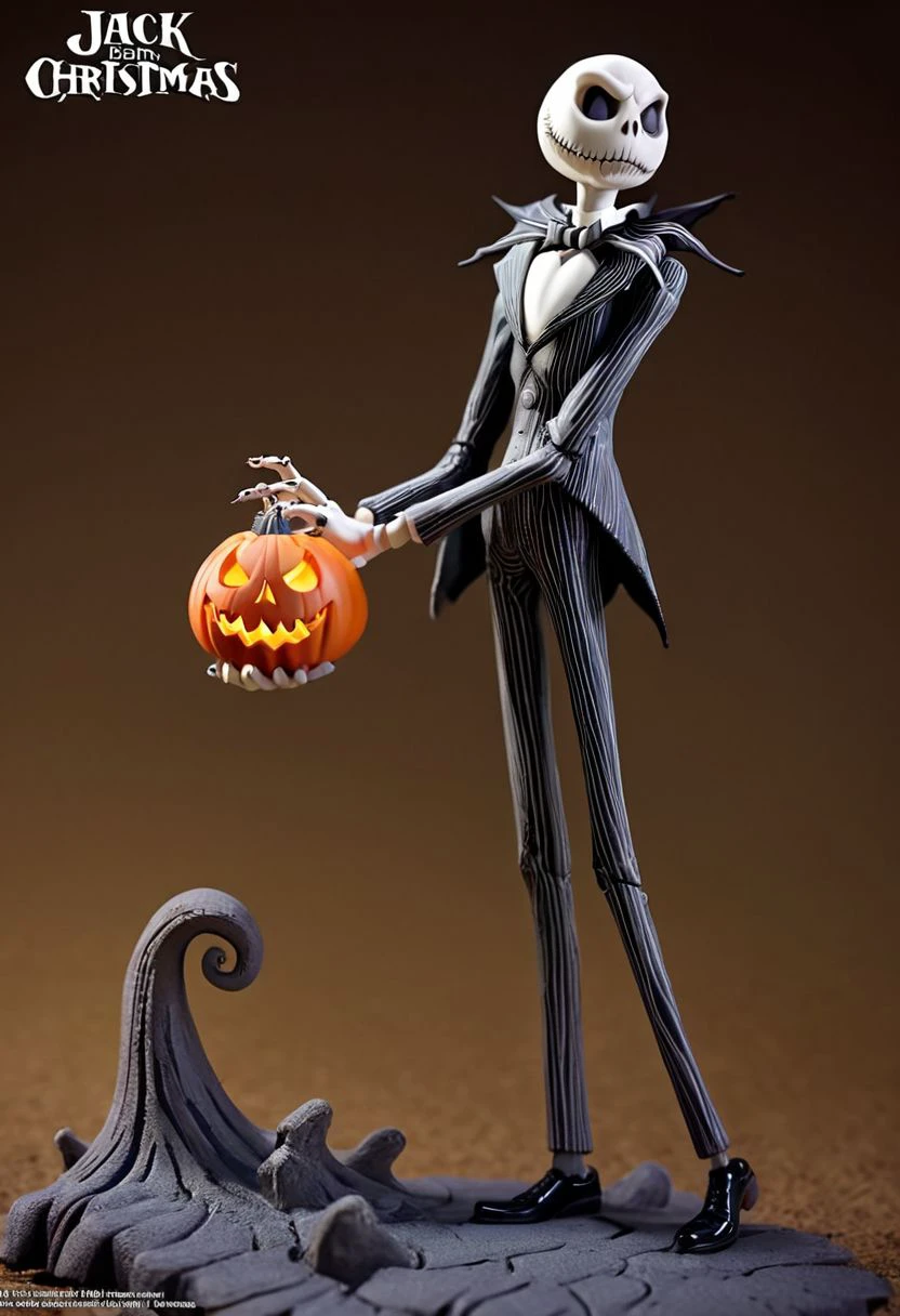 (OverallDetail:1.4)(Articulated:1.6), realism, (1figure articulated of Jack Skellington in nightmare Before Christmas
:1.7), (in gotic city style films Tim Burton background:1.0),    toy, cute, epic world, vivid colors, detailed,BRAKE
accesories:Halloween pumpkin, ghosts, Christmas tree, graves ,diferent heads expresions Jack Skellington,big carrot BRAKE 
(Body and Face of Jack Skellington:1.5), detailed face, hiperrealistic, 8k,35mm, realistic, detailed background