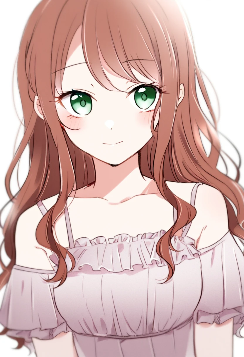 by 6 \(yuchae\), 1girl, solo, 1girl, solo, 1 imai lisa, dress, front body, upper body,