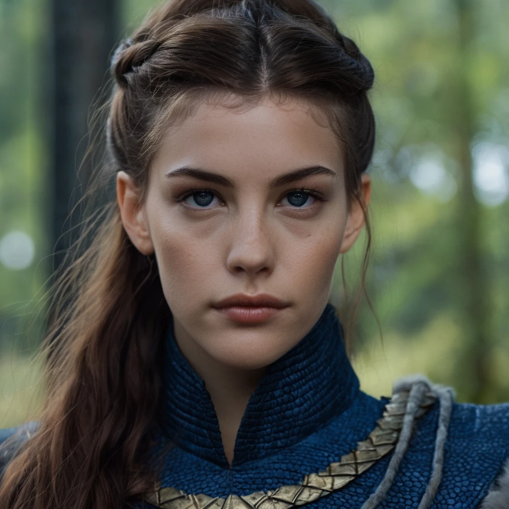 Skin texture, Closeup portrait photo of a stunning young woman dressed as a highborn noble from game of thrones,f /2.8, Canon, 85mm,cinematic, high quality, looking at the camera,  livxtylr,   <lora:livtyler_juggerX_xl_1_standard_wocap-livxtylr-000069:1>