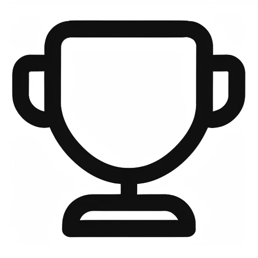 (trophy icon),icon,white_background,