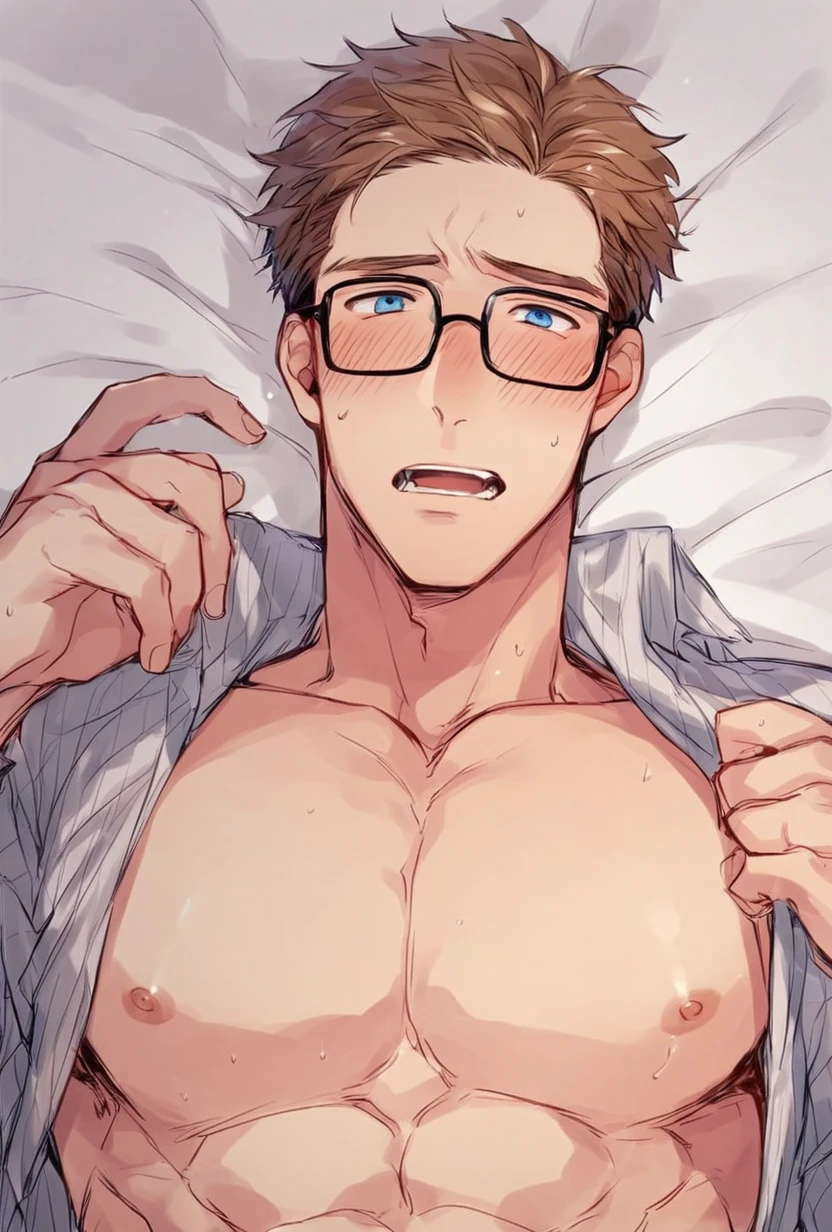 score_9,score_8_up,score_7_up,rating_explicit,[[[bara,yaoi_1.4]]],genre_ hentai yaoi,sexy appearance,pain,shock,(perfect male body),manly horror,
<lora:julius_will_kresnik-tales_of_xillia_2:0.5>,male focus,julius,glasses,1boy,solo,blush,pectorals,muscular,bara,yaoi,nipples,blue eyes,brown hair,
<lora:Perfect Hands v2:1>,