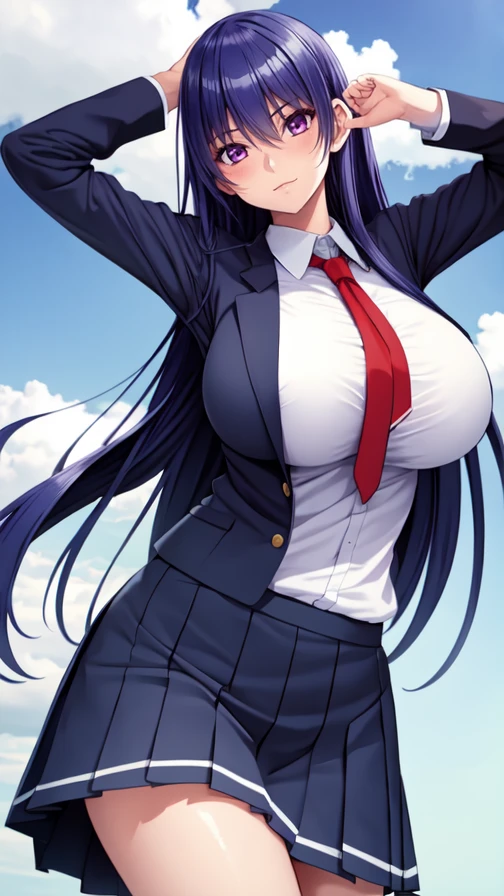 1girl, AKIYAMA_RINKO <lora:AKIYAMA_RINKO-211658(24)3.4CY:0.6>,
large breasts, school uniform,
(masterpiece, high quality, best quality, highres, absurdres:1.2)