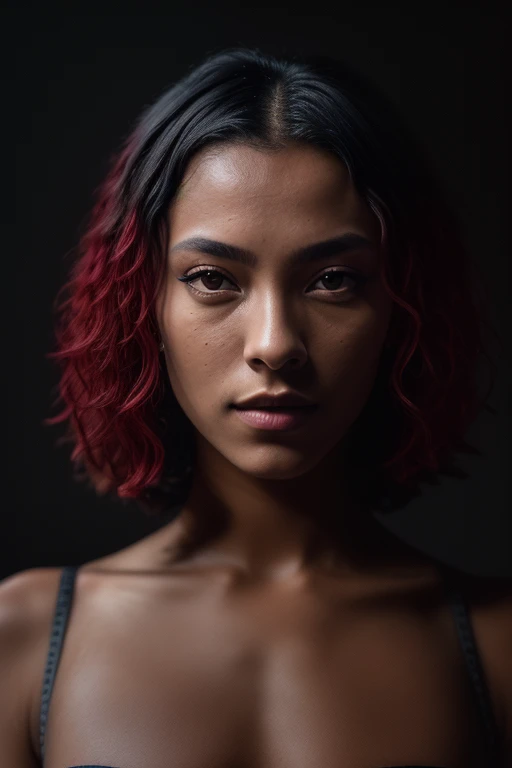 DEN_letipeti_SG,
((headshot:1.2) portrait on a (plain dark grey background:1.2), (headshot:1.2), (face focus:1.1), (soft focus:1.2), low lighting, (out of focus:1.2):1.2),
bokeh, f1.4, 40mm, photorealistic, raw, 8k, textured skin, skin pores, intricate details <lora:epi_noiseoffset2:1>, epiCRealism