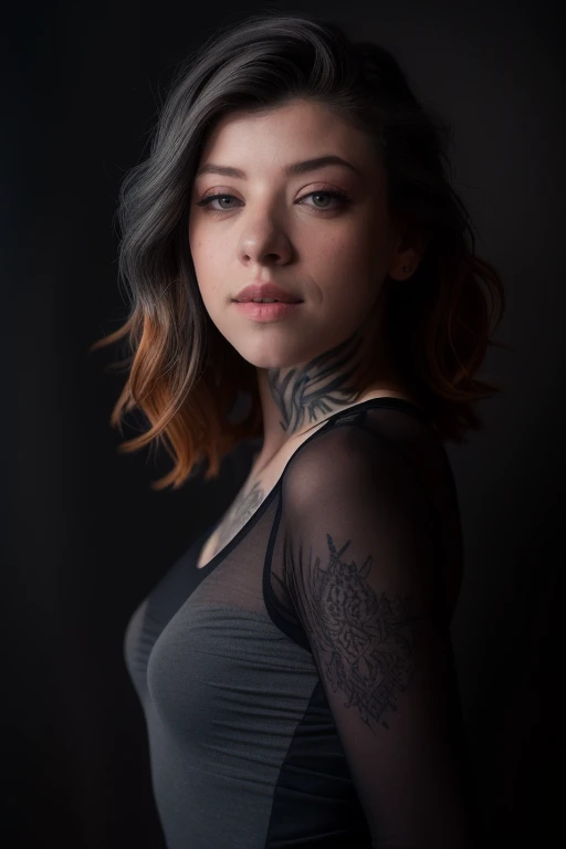 DEN_redd_SG ,
((headshot:1.2) portrait on a (plain dark grey background:1.2), (headshot:1.2), (face focus:1.1), (soft focus:1.2), low lighting, (out of focus:1.2):1.2),
bokeh, f1.4, 40mm, photorealistic, raw, 8k, textured skin, skin pores, intricate details <lora:epi_noiseoffset2:1>, epiCRealism <lora:ClothingAdjuster3:-1>