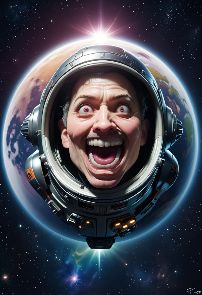 score_9, score_8_up, score_7_up, space-themed, astronaut, floating in space, giggling, crazy eyes, drifting, alone, going crazy, galaxy and stars in the background, science fiction,,