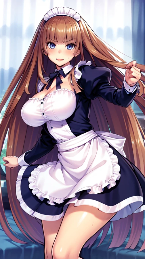 1girl, Kokawa_Asuka <lora:KOKAWA_ASUKA-210854(30)3.8CY:0.8>,>
large breasts, maid clothes,
(masterpiece, high quality, best quality, highres, absurdres:1.2)