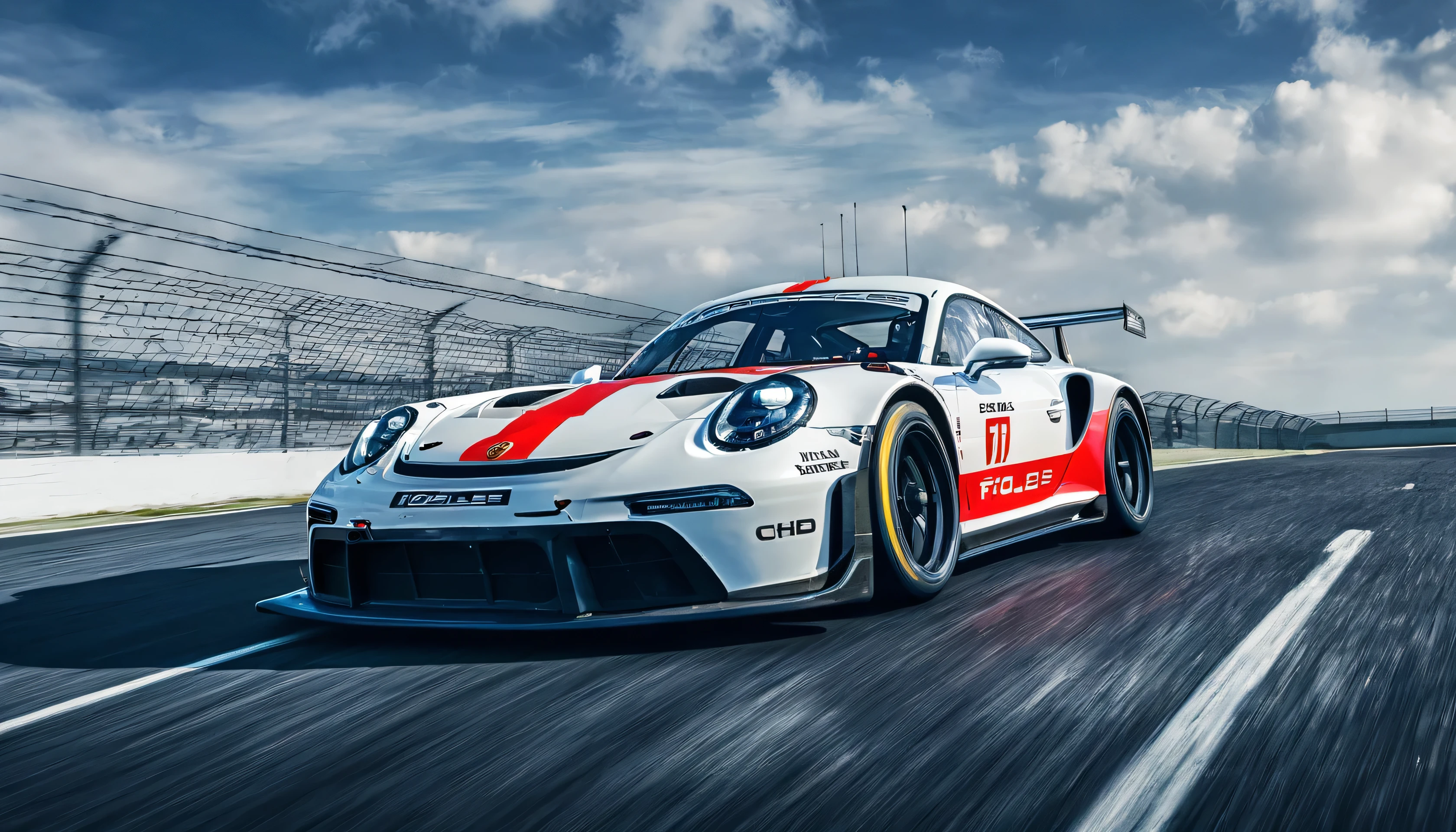 (masterpiece, best quality:1.2), Porche 911 RSR-19 2019, ccurate, motion blur, ray tracing, backlighting, depth of field, UHD, super detail, award winning, 16k