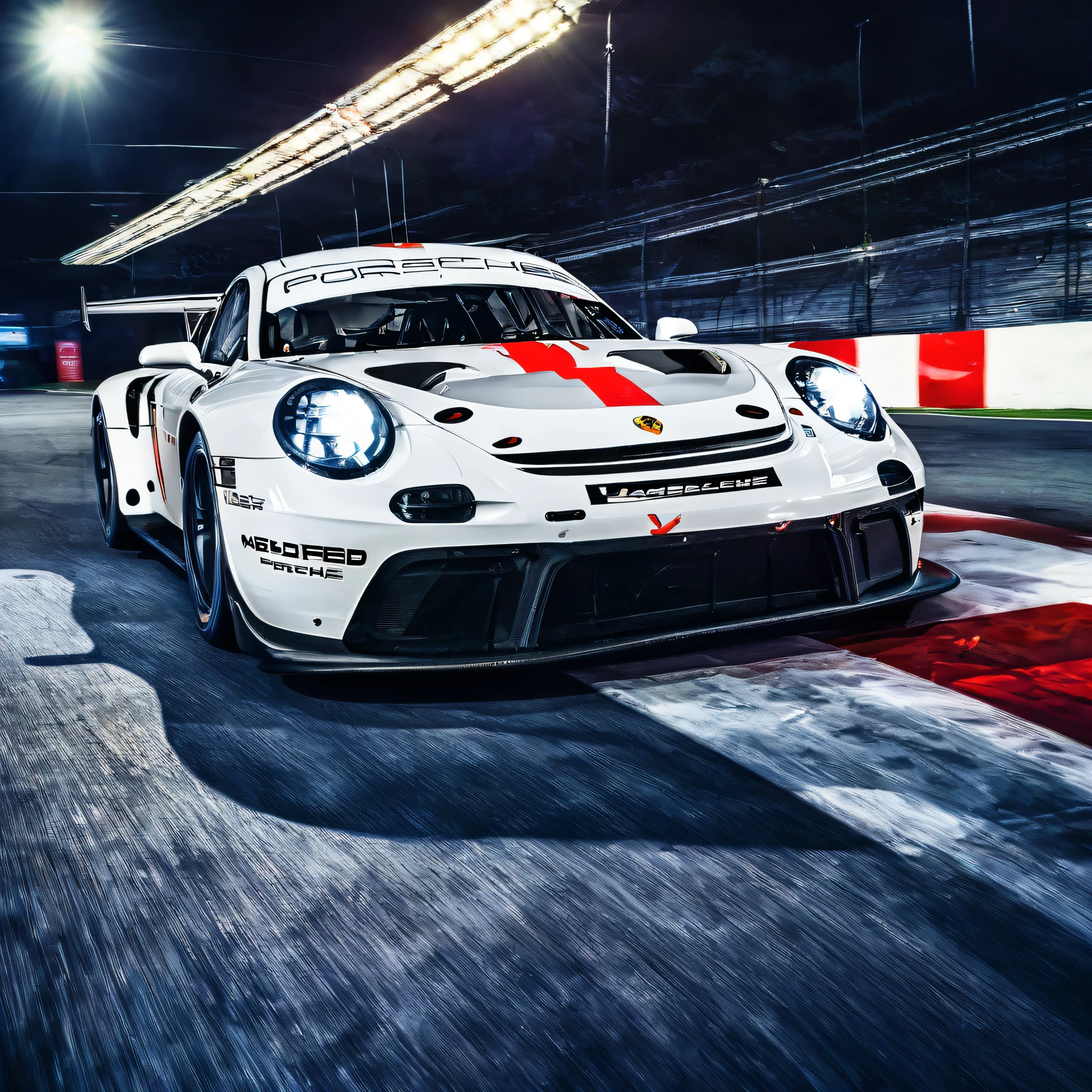 (masterpiece, best quality:1.2), Porche 911 RSR-19