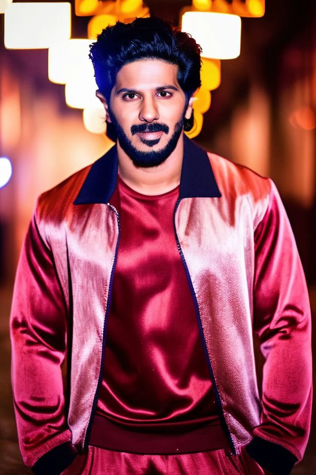 varun dhawan a man <lora:Dulquer-Salmaan_Varun-Dhawan-000002:1>, realistic photo in a worn ((red tracksuit)), ((light bokeh)), intricate, (steel metal [rust]), elegant, sharp focus, photo by greg rutkowski, soft lighting, vibrant colors, (masterpiece), ((streets)), (detailed face), looking at viewer, light smile, night, walking towards viewer, cinematic lighting, beautiful lighting, cinematic lighting, (hazy filter, film grain:1.2)