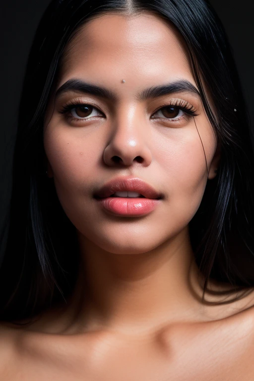 DEN_kimberly_delgado,
((headshot:1.1) portrait on a plain black background, (headshot:1.2), face focus, intricate (beautiful eyes:1.2), (wide open eyes:1.1), Big eyes,  clean photo, circle lighting, high contrast:1.2),
bokeh, f1.4, 40mm, photorealistic, raw, 8k, textured skin, skin pores, intricate details  <lora:epi_noiseoffset2:1>, epiCRealism