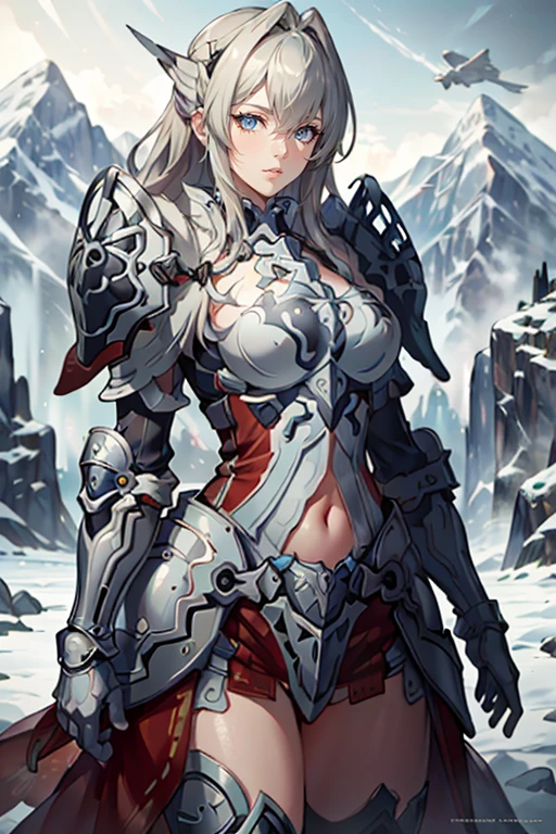 <lora:HXarmour_056:0.8>,mountain,fashion modeling pose,, hxarmour,1girl,(white armour:1.3),, ultra-detailed,extremely delicate and beautiful,(by exquisite colors block),masterpiece,best quality,unreal engine 5 rendering,movie light,movie lens,movie special effects,detailed details,HDR,UHD,8K,CG wallpaper,