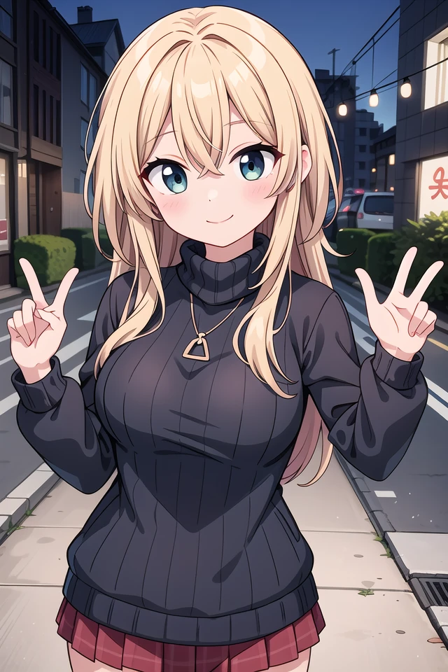 insanely detailed, absurdres, ultra-highres, ultra-detailed, best quality,
1girl, solo, nice hands, perfect hands
BREAK
duffle coat, (turtle neck sweater:1.2), Pleated skirt
, (nsfw:-1.5)
BREAK
happy smile, laugh, closed mouth
BREAK
(45 angle:-1.5), (from side:-1.5),
standing, cowboy shot, looking at viewer
BREAK
slender, kawaii, perfect symmetrical face, ultra cute girl, ultra cute face, ultra detailed eyes, ultra detailed hair, ultra cute, ultra beautiful
BREAK
in japanese street, cityscape in japan, depth of field, ultra detailed background
BREAK
large breasts
BREAK
green hair, black eyes, messy hair, hair between eyes