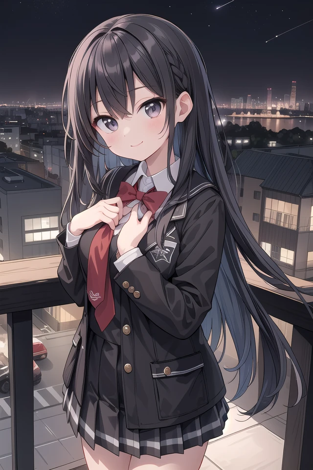 insanely detailed, absurdres, ultra-highres, ultra-detailed, best quality,
1girl, solo, nice hands, perfect hands,
BREAK
(wearing winter school uniform),
happy smile, laugh, closed mouth,
standing, 45 angle, (cowboy shot:1.3), looking at viewer,
BREAK
slender, kawaii, perfect symmetrical face, ultra cute girl, ultra cute face, ultra detailed eyes, ultra detailed hair, ultra cute, ultra beautiful,
by Canon EOS, SIGMA Art Lens 35mm F1.4, ISO 200 Shutter Speed 2000,
BREAK
(night, dark background:1.3), cityscape, street, tokyo, shibuya,
(very wide, panorama view, sense of depth, magnificent view:1.3),
medium large breasts,
BREAK
black hair, long hair,black eyes, hair between eyes