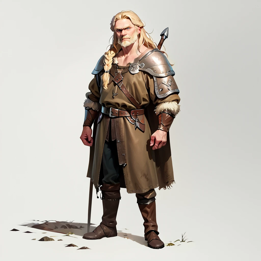 score_9, score_8_up, score_7_up, score_6_up, realistic, rating_safe, realism, renpychargen, man, viking, warrior, long beard, long blonde braided hair, <lora:RenPy_Character_Generator_Male:0.8>, white background