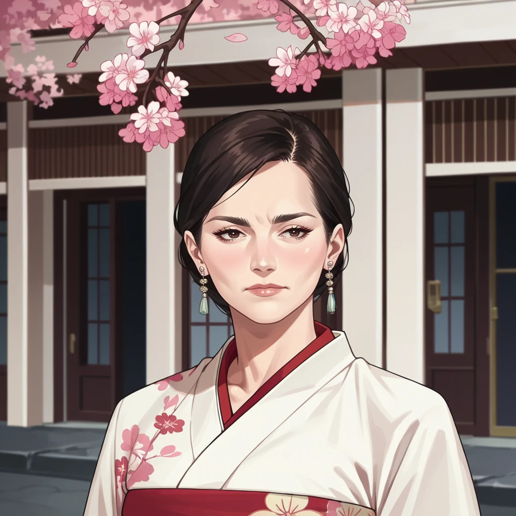 score_9, score_8_up, score_7_up, score_6_up,source_anime, anime 2d, anime screencap, face of a woman dressed in a long kimono, background a cherry blossom ,closeup, jenxcoleman,   <lora:jencoleman_ponyxl_aut_xl_1_st_merger_prev-merge_37_07_03-jenxcoleman:1.1>