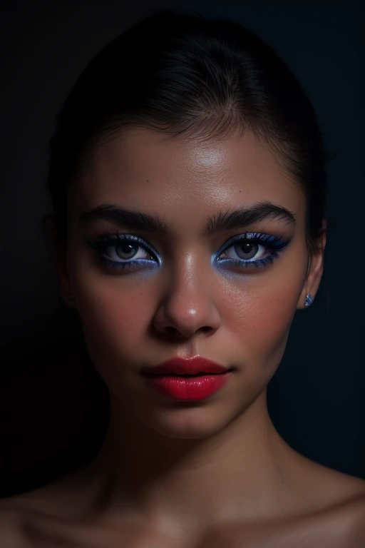 DEN_nyx_giftofshadows,
((headshot:1.2) portrait on a (plain dark background:1.2), (headshot:1.2), (face focus:1.1), intricate (beautiful eyes:1.2), (wide open eyes:1.1), Big eyes, clean photo, lighting from behind, (Red lighting from the left:1.3), (Blue lighting from the right:1.3):1.2),
bokeh, f1.4, 40mm, photorealistic, raw, 8k, textured skin, skin pores, intricate details <lora:epi_noiseoffset2:1>, epiCRealism