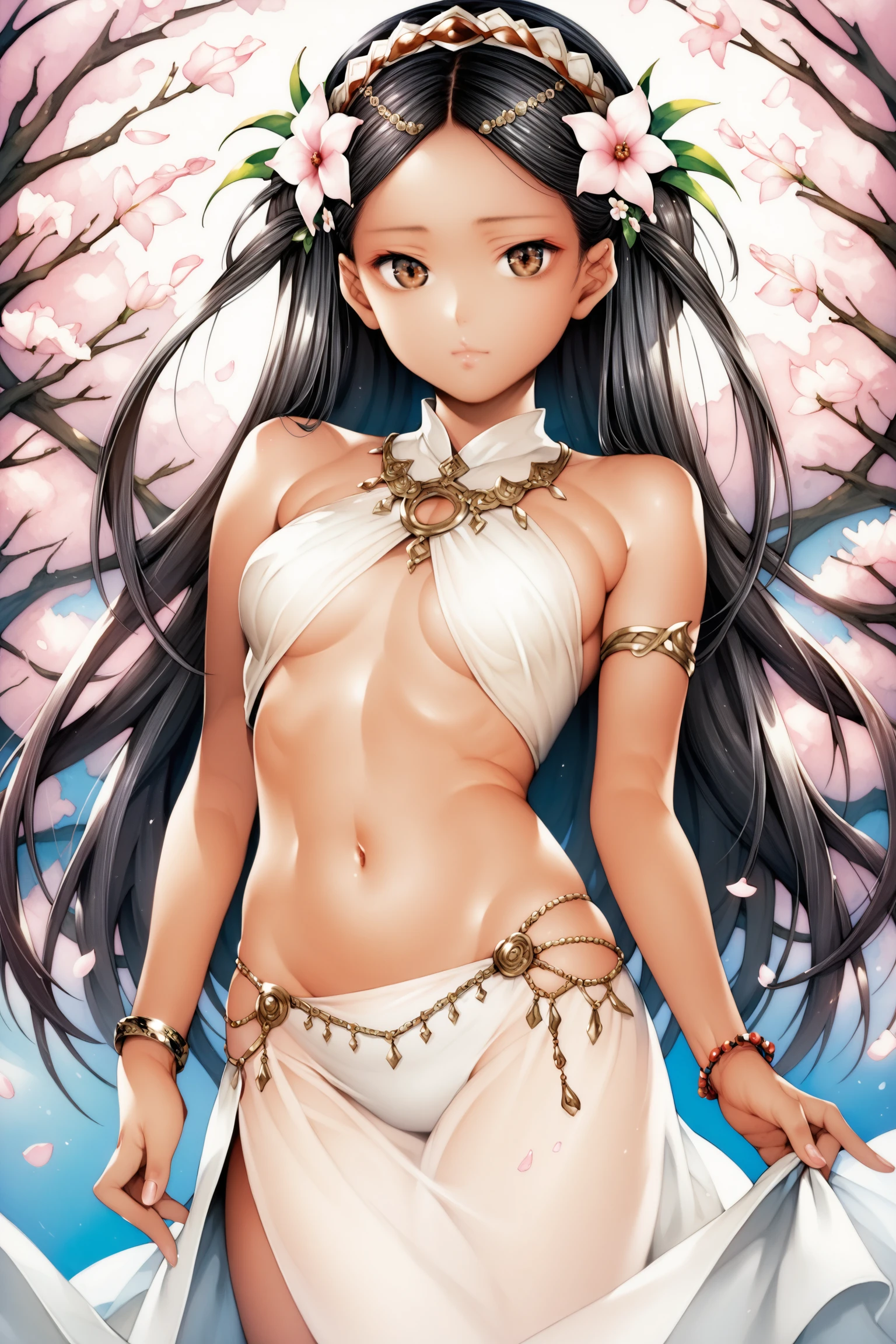 In the jungle、grassland、Amazoness、Girl、Lower school girls、Girl、Pussy、Indian、Both eyes open、National costume、Brown skin、Small breasts、Nipples、Spectators、Outdoor sex、Black、rape、slave