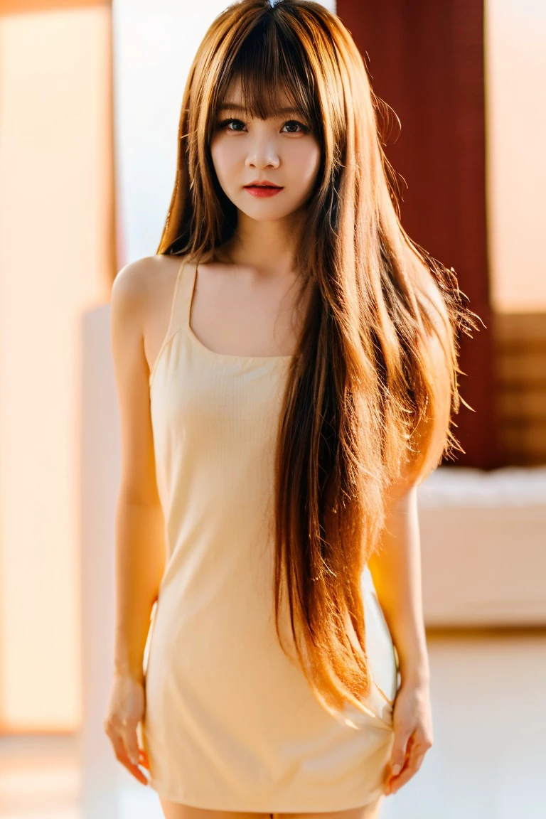 1girl, small breasts, looking at viewer, realistic, photorealistic, long hair, brown hair, bangs, brown eyes, jewelry,
hyper detailed, super sharp, crisp, smooth, smooth gradients, depth of field,
(in studio, white background),
<lora:linyiyi:1>, <lora:breastsizeslideroffset:-0.3>, <lora:skin_slider_v2_1_FACE:0.5>, <lora:add_detail_v5:1>,
