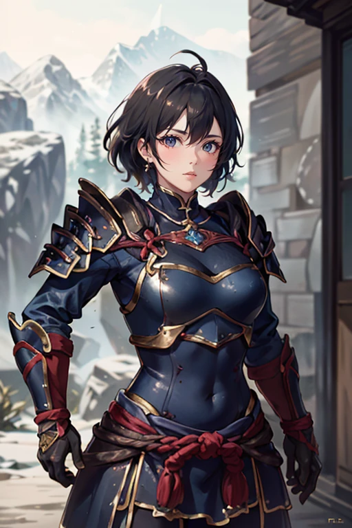 <lora:HXarmour_057:0.8>,mountain,Standing,, hxarmour,1girl,(dark blue armour:1.3),, ultra-detailed,extremely delicate and beautiful,(by exquisite colors block),masterpiece,best quality,unreal engine 5 rendering,movie light,movie lens,movie special effects,detailed details,HDR,UHD,8K,CG wallpaper,