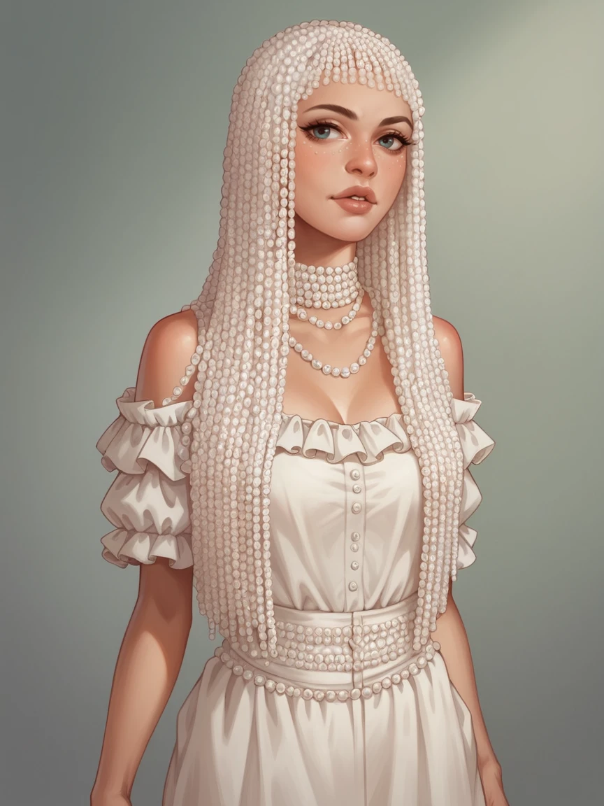score_9, score_8_up, score_7_up, score_6_up, <lora:p34rlh41rXLP:0.5> p34rlh41r, pearl hair, 1girl, cowboy shot