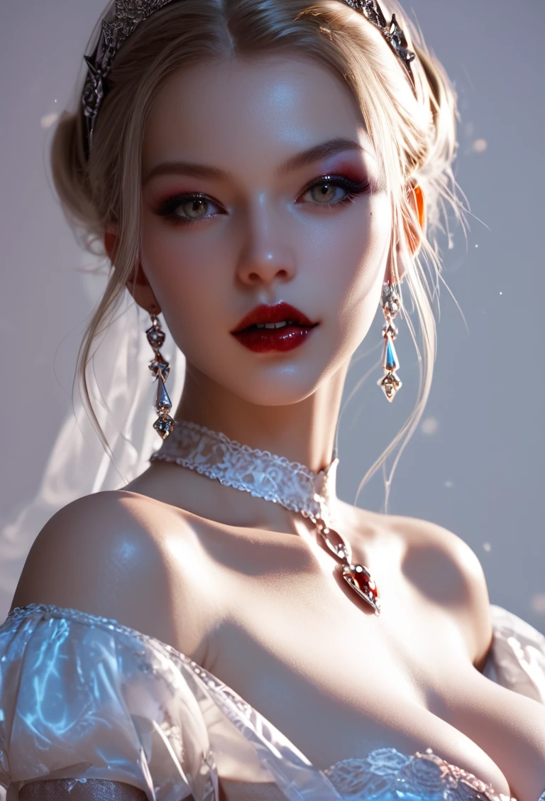 offcial art, Unity 8k wallpaper, Ultra detailed, Beautiful and aesthetic, Beautiful, Masterpiece, Best quality, 8K, Skin texture:1.4, tmasterpiece:1.4,Pose behind beauty,(Cyberpunk style Lolita costume in random colors),(Focus on your knees),The face is clear,Clear eyes,