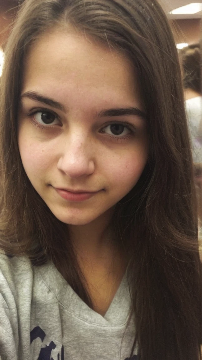 iphone photo of a college girl