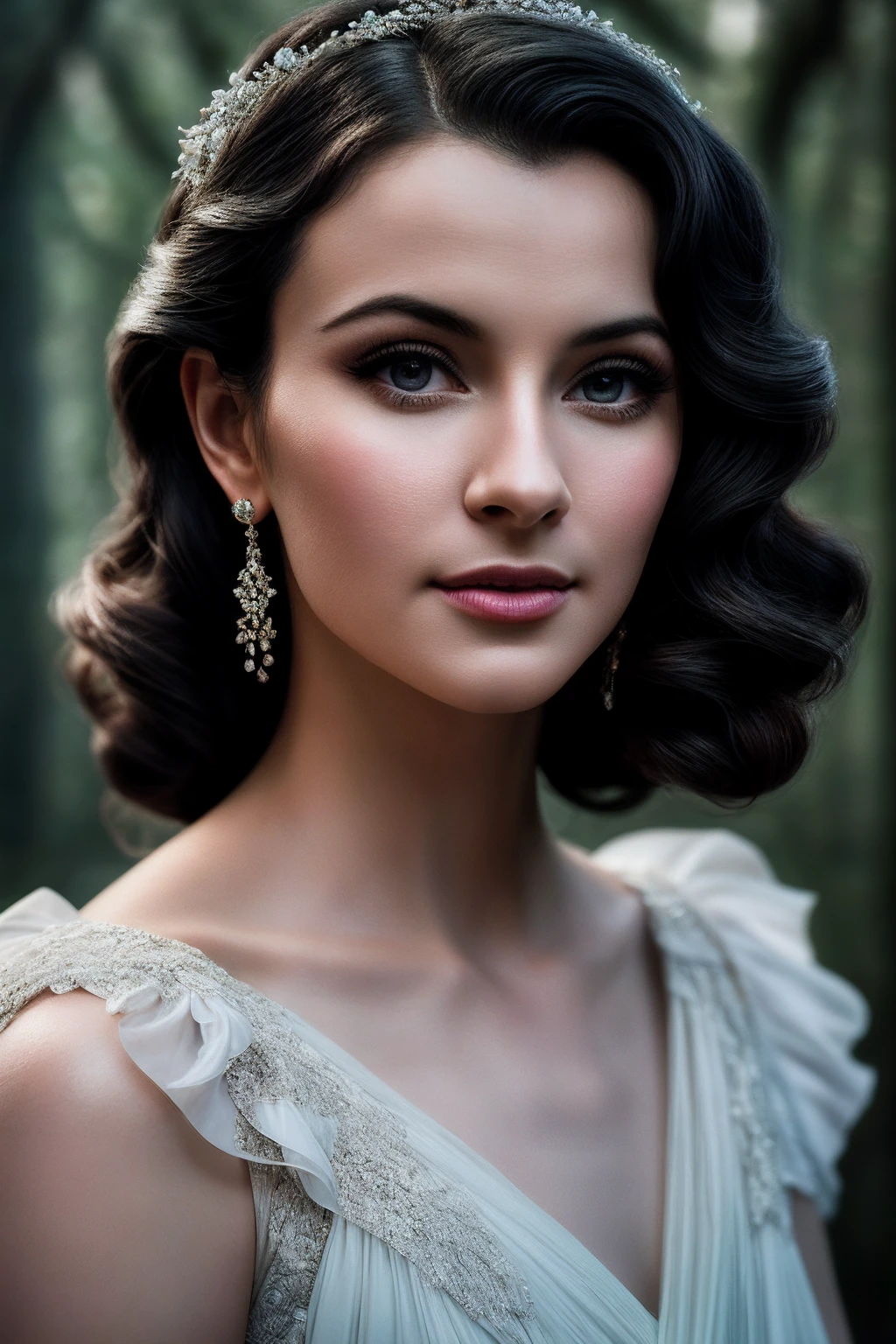 VivienL_SoloTI_v1,
(Flowing Southern belle gown in delicate chiffon, adorned with lace and ribbon accents, curls:1.1),
(Antebellum plantation with sprawling oak trees draped in Spanish moss, the scent of magnolias perfuming the warm breeze),
(seductive), photorealistic, masterpiece, high quality, artistic, unique, award winning photograph, professional, 8k, RAW photo, best quality,flattering, (cinematic:1.3),
<lora:add_detail:0.6>,<lora:LowRa:0>, PA7_Portrait-MCU,