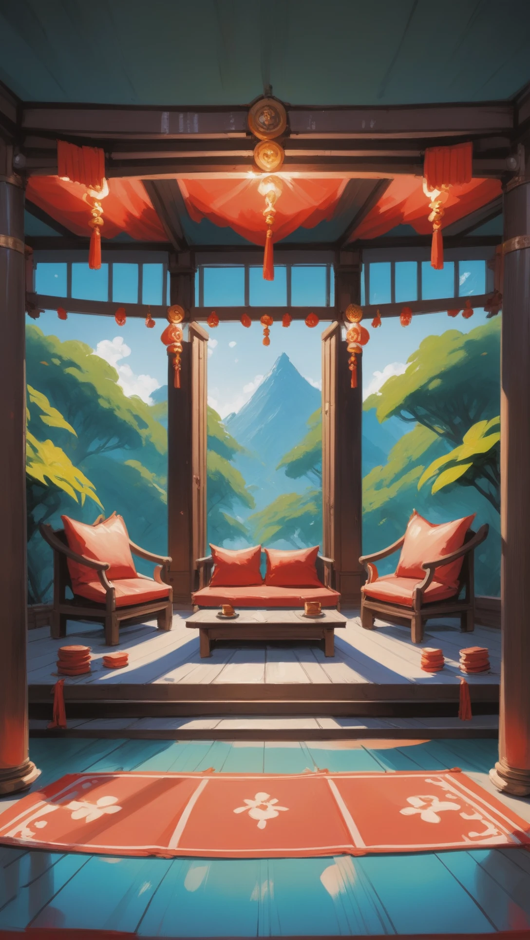 anime digital painting, Chanting Room \(room\) <lora:EnvyStarlightEponymous01:1>