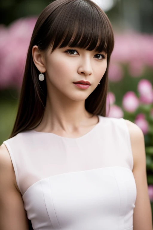 1girl,(RAW photo, best quality), (realistic, photo-realistic:1.4), masterpiece, an extremely delicate and beautiful, extremely detailed, 2k wallpaper, Amazing, finely detail, extremely detailed CG unity 8k wallpaper, ultra-detailed, highres, soft light, beautiful detailed girl, extremely detailed eyes and face, beautiful detailed nose, beautiful detailed eyes,cinematic lighting,perfect anatomy,slender body
wearing a white peplum dress,white skirt,(bokeh:1.2)
at a flower park,sakura flowers,flower garden,
<lora:kashinoyuka_lora:0.8>