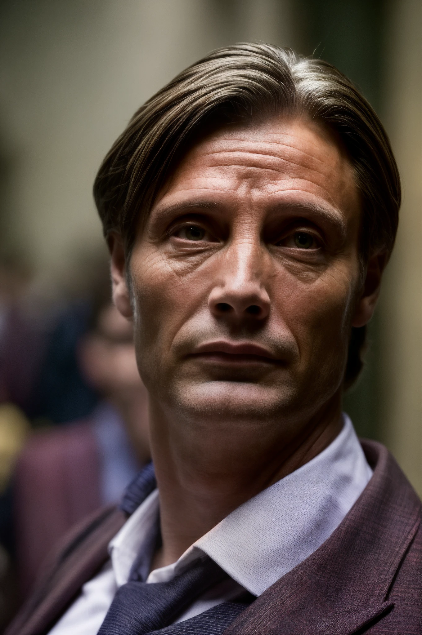 highest resolution highly detailed photograph. Hannibal, looking at viewer, face shot, perfecteyes,