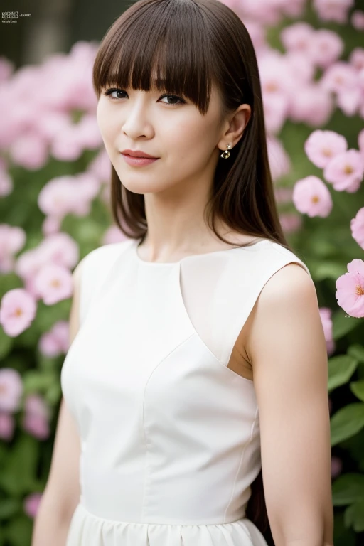 1girl,(RAW photo, best quality), (realistic, photo-realistic:1.4), masterpiece, an extremely delicate and beautiful, extremely detailed, 2k wallpaper, Amazing, finely detail, extremely detailed CG unity 8k wallpaper, ultra-detailed, highres, soft light, beautiful detailed girl, extremely detailed eyes and face, beautiful detailed nose, beautiful detailed eyes,cinematic lighting,perfect anatomy,slender body
wearing a white peplum dress,white skirt,(bokeh:1.2)
at a flower park,sakura flowers,flower garden,
<lora:kashinoyuka_lora:0.8>