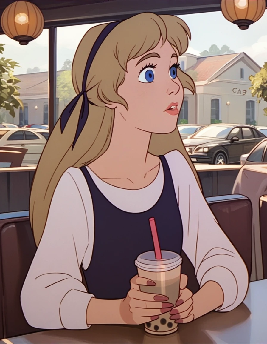 score_9, score_8_up, score_7_up <lora:eilonwy-ponyxl-000050:1> eilonwy, fashion, hairband,
1girl, solo, cafe, bubble tea