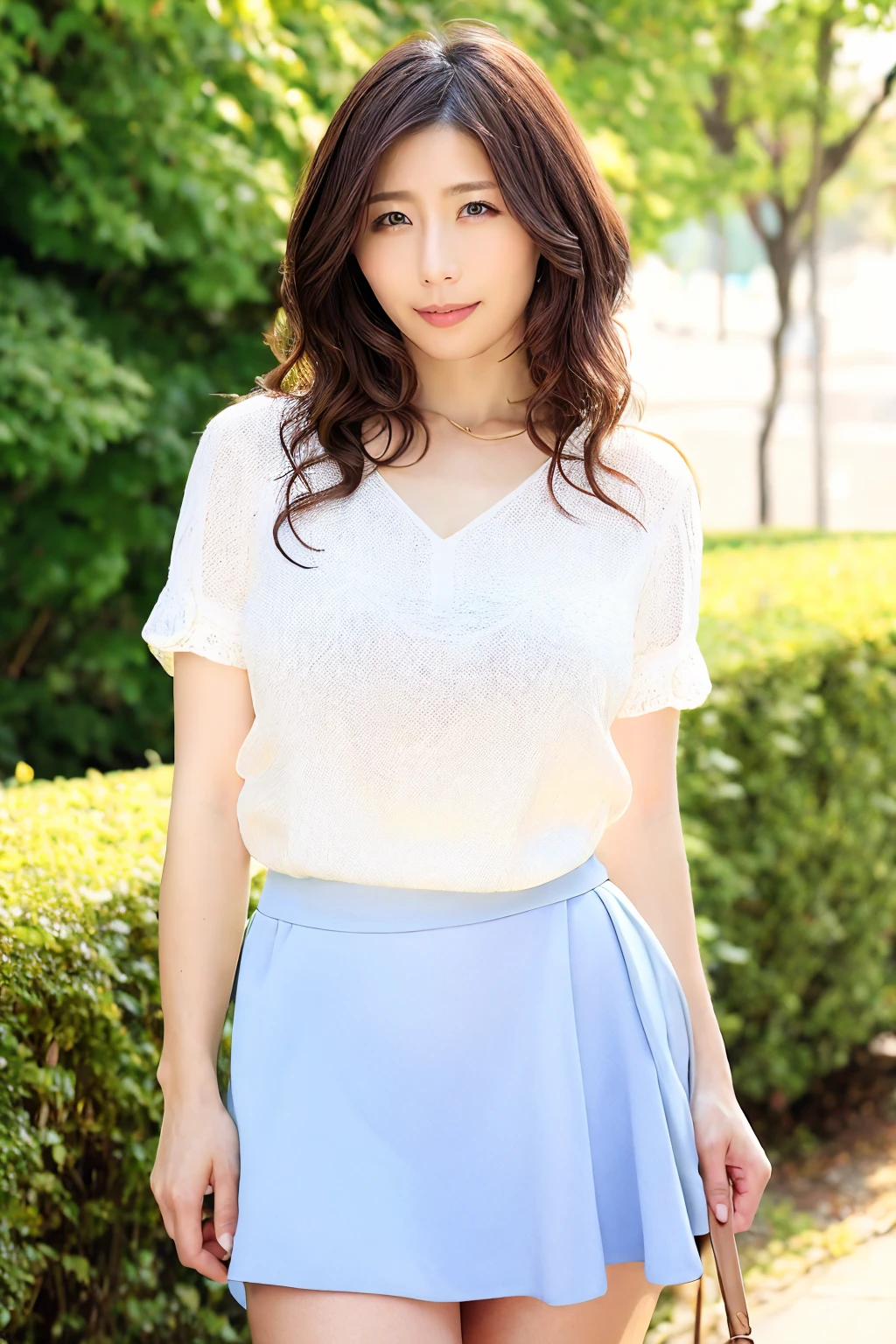 1girl, ayumishinoda_jav, breasts, long hair, parted lips, wavy hair, <lora:JAV_ayumi_shinoda_v1_epoch_8:1.0>
wearing blouse, skirt,
looking at viewer, shot using canon DSLR,
detailed body, attractive body, perfect human body, realistic face,
(ultimate quality, masterpiece, highres:1.0), realistic:1.0, photorealistic,
