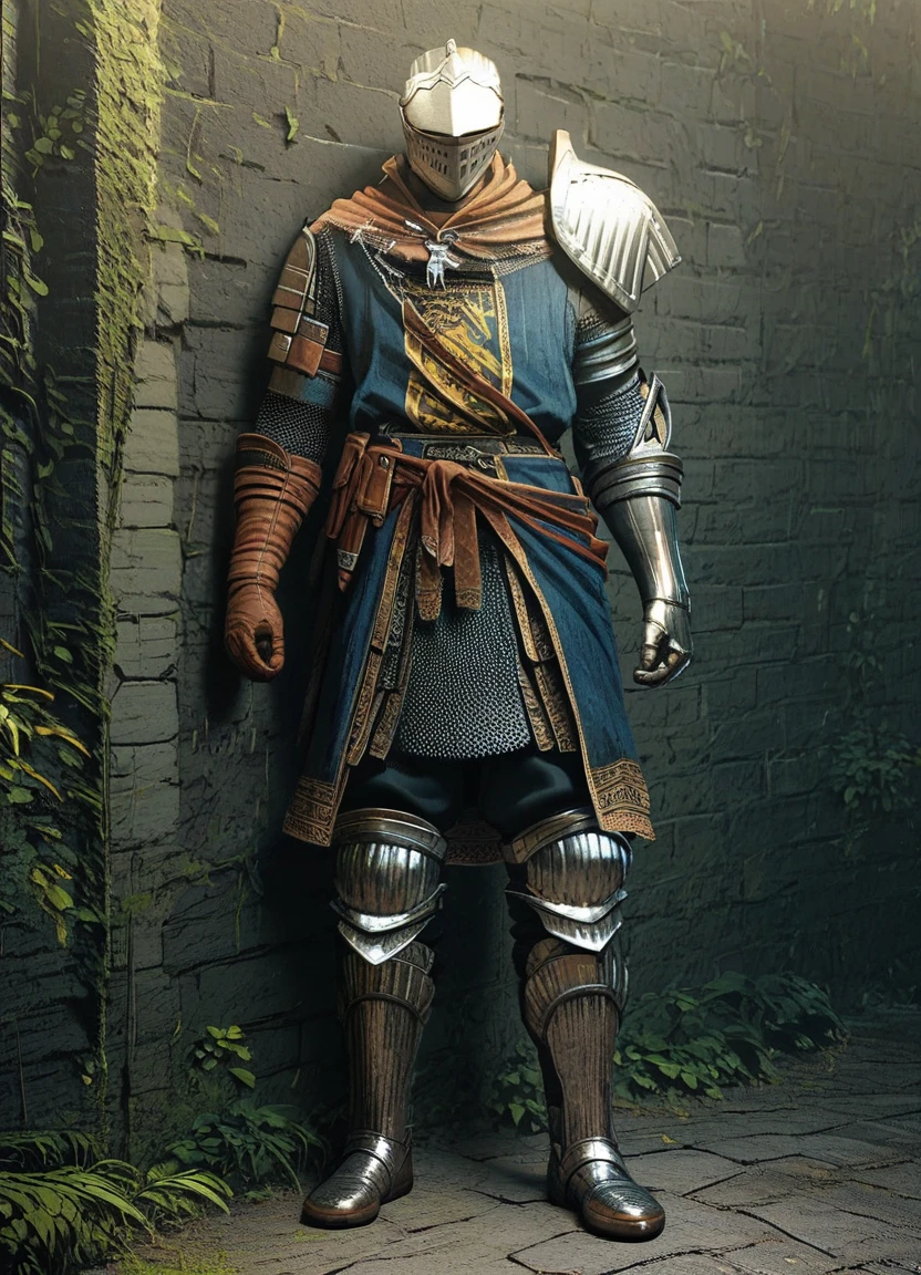 elite_knight dark souls knight, score_9, score_8_up, score_7_up, score_6_up, score_5_up, score_4_up, standing male solo armor helmet boots, dungeon stone_wall, <lora:Elite_Knight_Set__Dark_Souls__PonyXL:0.9> <lora:Neon_Splash_Art_for_Pony:0.5> mad-cbrpnksplshrt