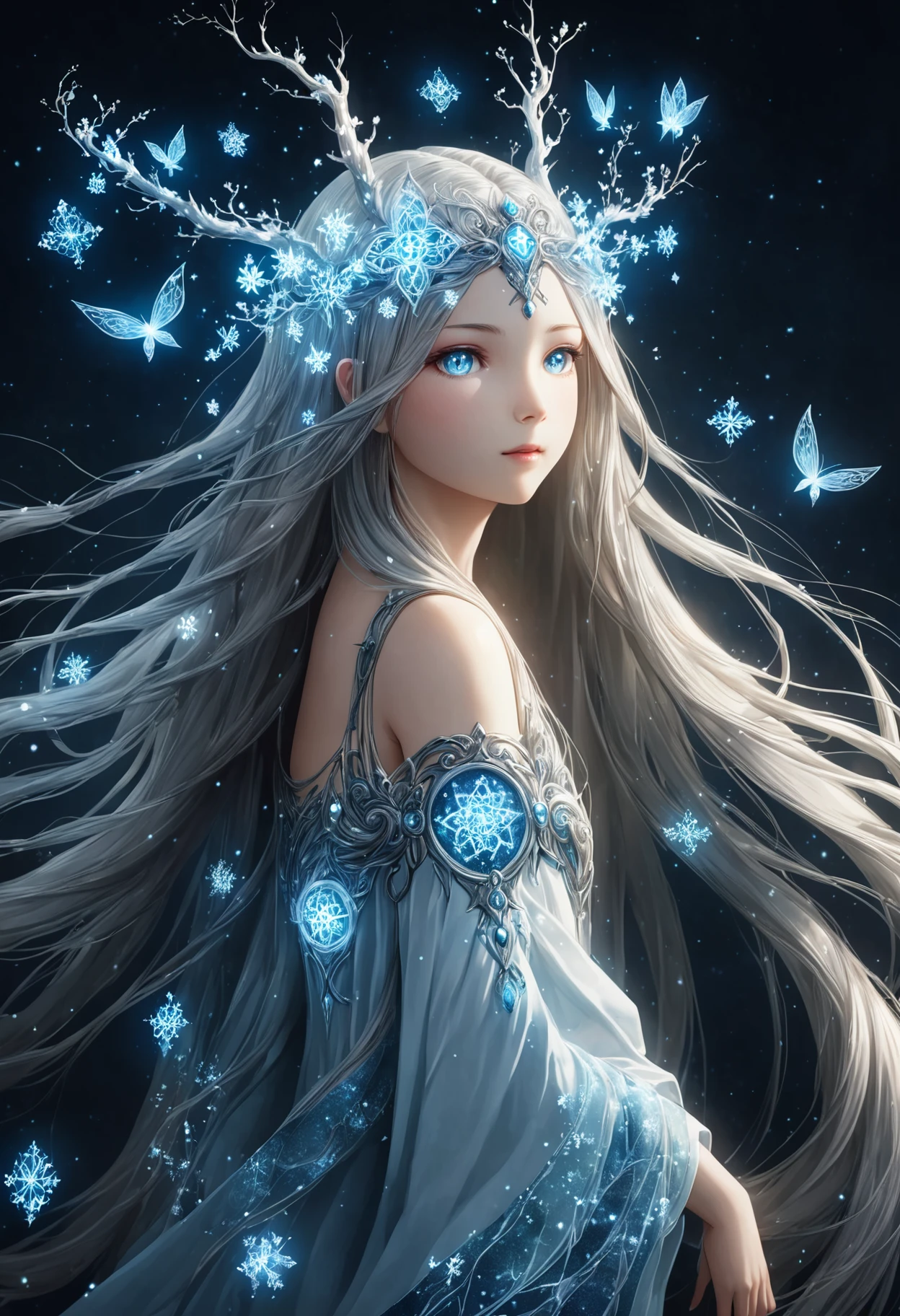DonMT3chC057ruc7sXL tomte, female nature spirit,youthful, beautiful, aspect of nature, long flowing hair, radiates ethereal natural beauty, playful expression, enchanting, guardian spirit , <lora:DonMT3chC057ruc7sXL:0.8>