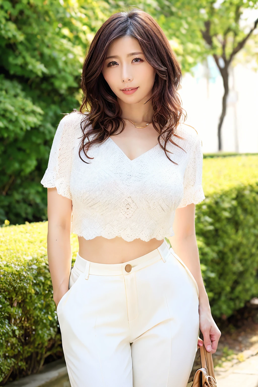 1girl, ayumishinoda_jav, breasts, long hair, parted lips, wavy hair, <lora:JAV_ayumi_shinoda_v1_epoch_8:1.0>
wearing blouse, highwaist pants,
looking at viewer, shot using canon DSLR,
detailed body, attractive body, perfect human body, realistic face,
(ultimate quality, masterpiece, highres:1.0), realistic:1.0, photorealistic,