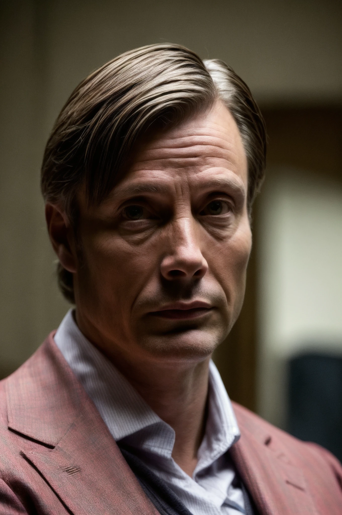 highest resolution highly detailed photograph. Hannibal, looking at viewer, face shot, perfecteyes,