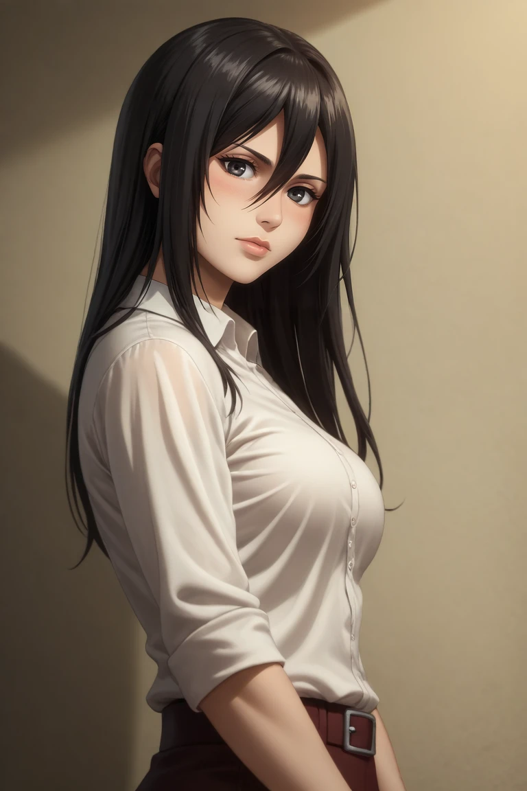 score_9, score_8_up, score_7_up, source_anime, rating_safe, , (photorealistic:0.6), looking at viewer, depth of field, 1girl, solo, <lora:mikasa_ackerman_pony:0.82>, mikasa_ackerman, black hair, black eyes, s1, hair between eyes, long hair, lips, wide angle, wide shot, full body, great wall of china, noon, (dynamic pose:1.2), shy, blush, ,, <lora:sdxl_lightning_8step_lora:1>