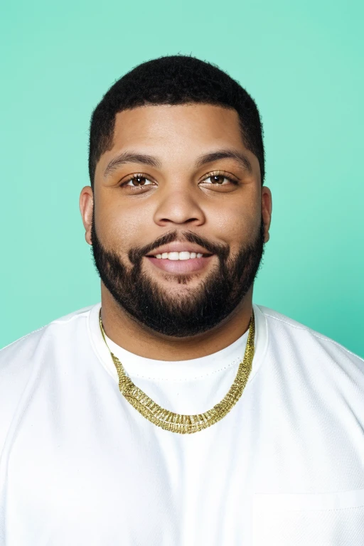 <lora:OShea_Jackson_Jr_Lora-10:0.8>, oshea jackson jr, white shirt, headshot, portrait, pastel background