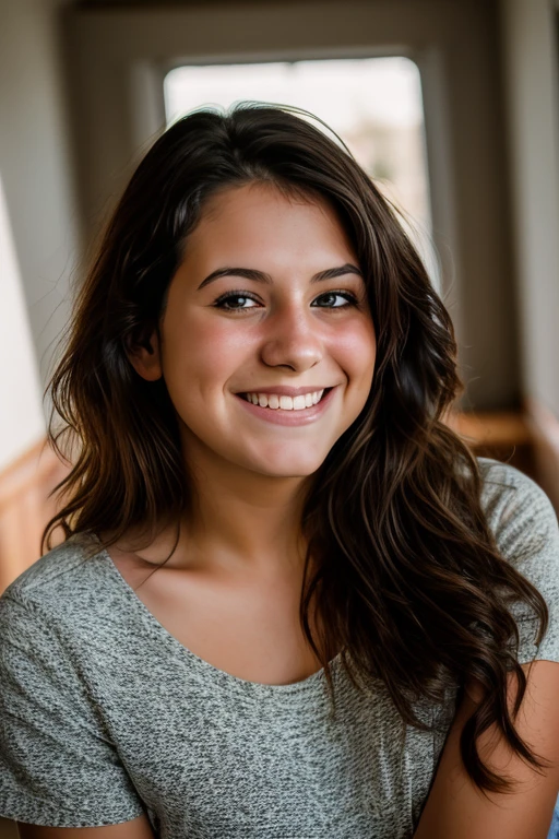 <lora:Kailyn:0.8>, full color portrait of a young woman, smile, natural light, RAW photo, subject, 8k uhd, dslr, soft lighting, high quality, film grain, Fujifilm XT3