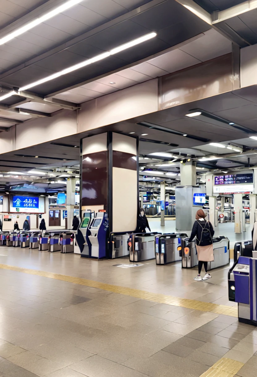masterpiece, best quality, very aesthetic, absurdres,
umeda3F, automatic ticket gate, scenery, indoors, train station, real world location, ceiling light, tile floor, tiles, ceiling, realistic, photo background,
<lora:umeda_st_3F_SDXL_V1:1>