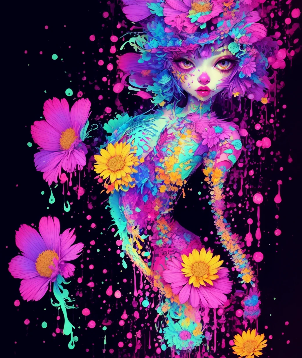 <lora:Candy gore:1> cndyg0re, gore, goo, sliced limbs <lora:FlowerOverload:0.5> florover, 1girl, high quality, high resolution, masterpiece, hd wallpaper