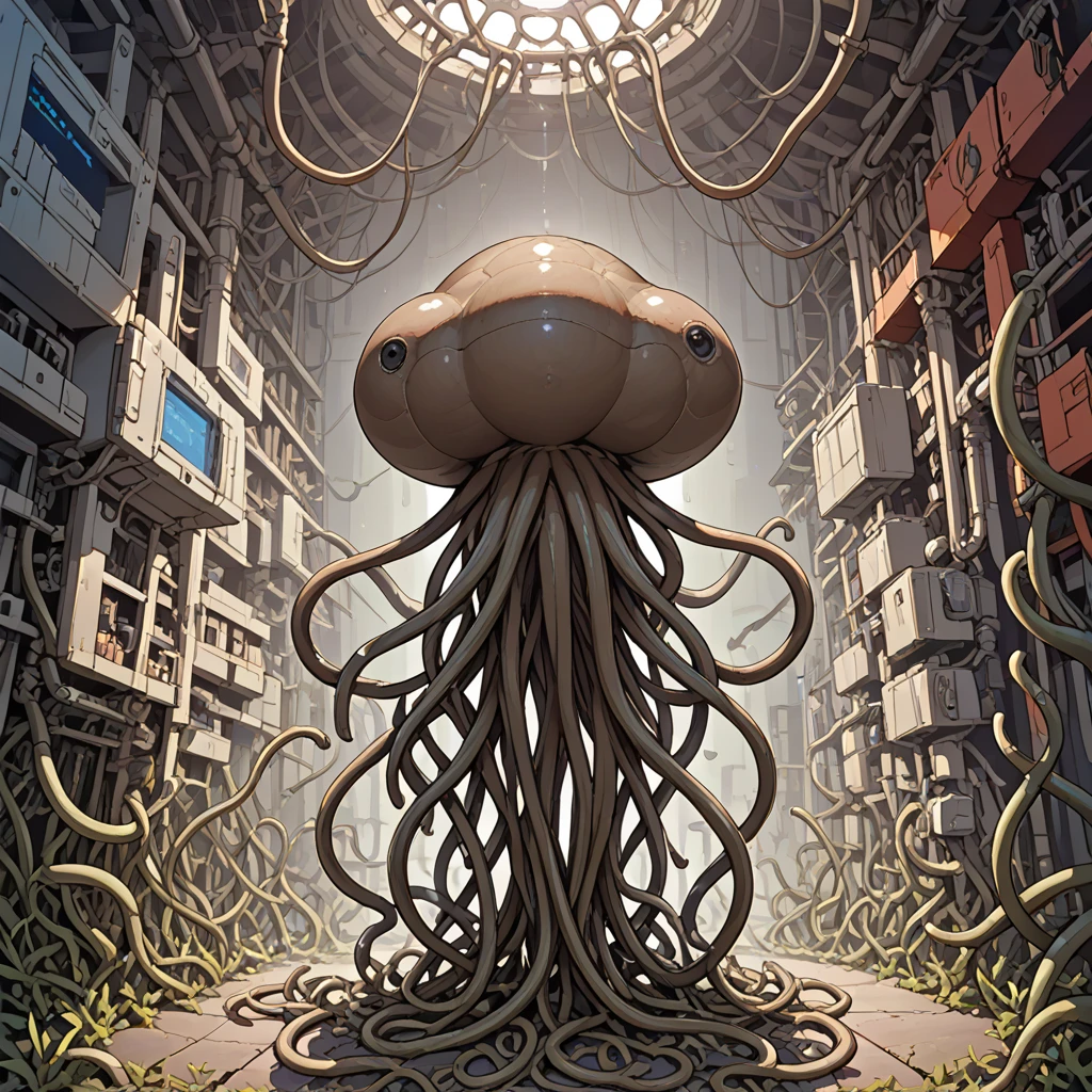 , score_9, score_8_up, score_7_up, source_anime,  BREAK
in laboratory,
 <lora:marspeople:1>no humans, tentacles,, full body, black eyes, marspeople, monster, tentacle